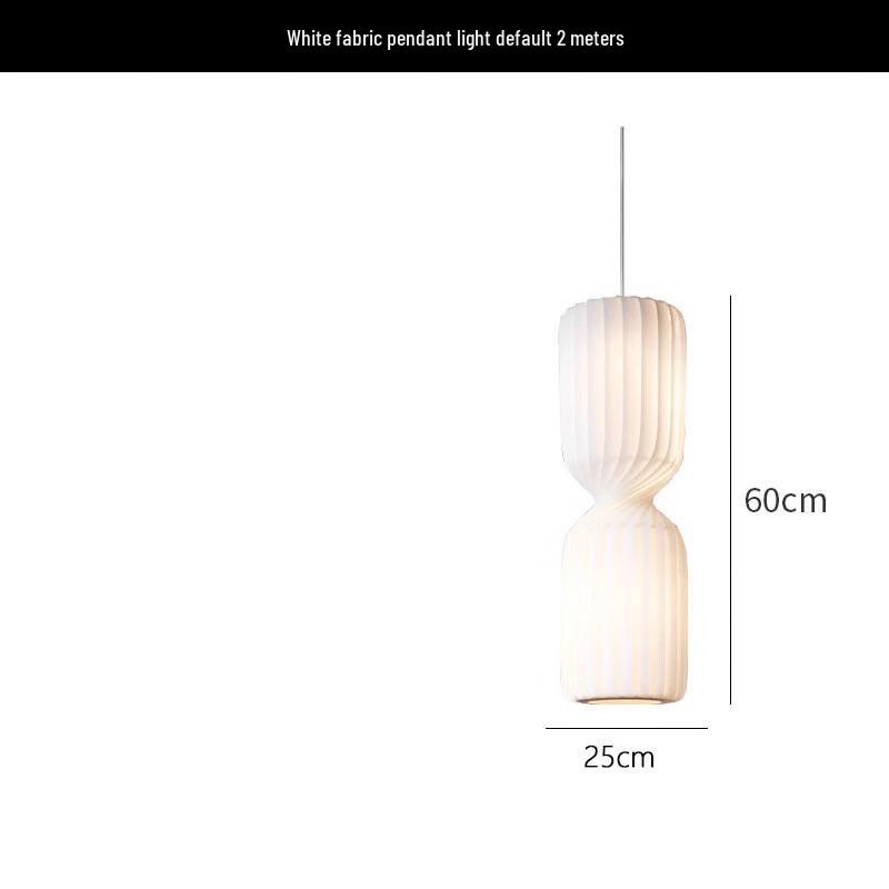 Minimalist Japanese Wabi-sabi Barrel Pendant Light