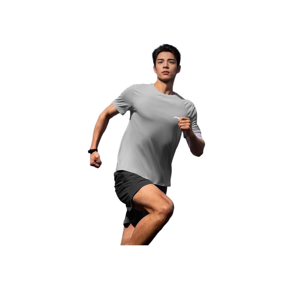 Li-Ning Plain Logo Print Fitness Sleeveless T-Shirt Men tops White YVST029-2