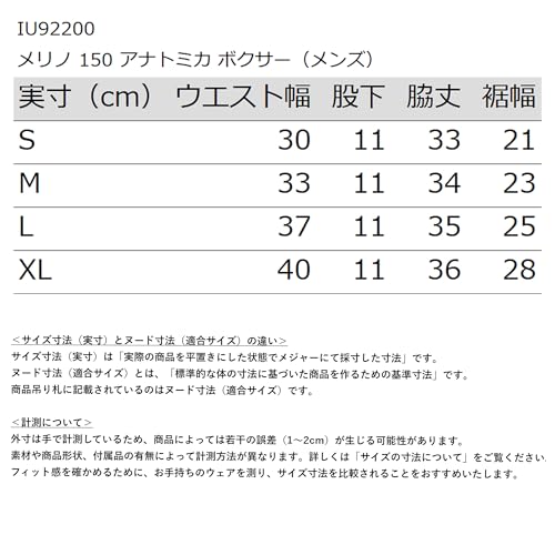 [Icebreaker] Men's Anatomica Boxer Shorts, Size M, Black, Size M