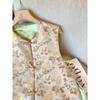 Spring new embroidered vest high-end temperament round neck vest short top stacked vest