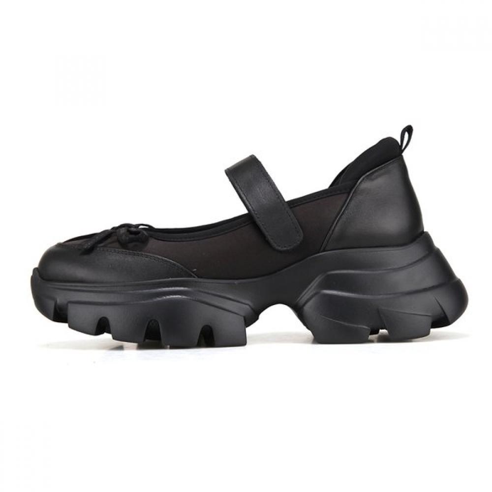 Barbara Women S SneakerS Mary Jane Fabric Ribbon 5cm Bbi606bk