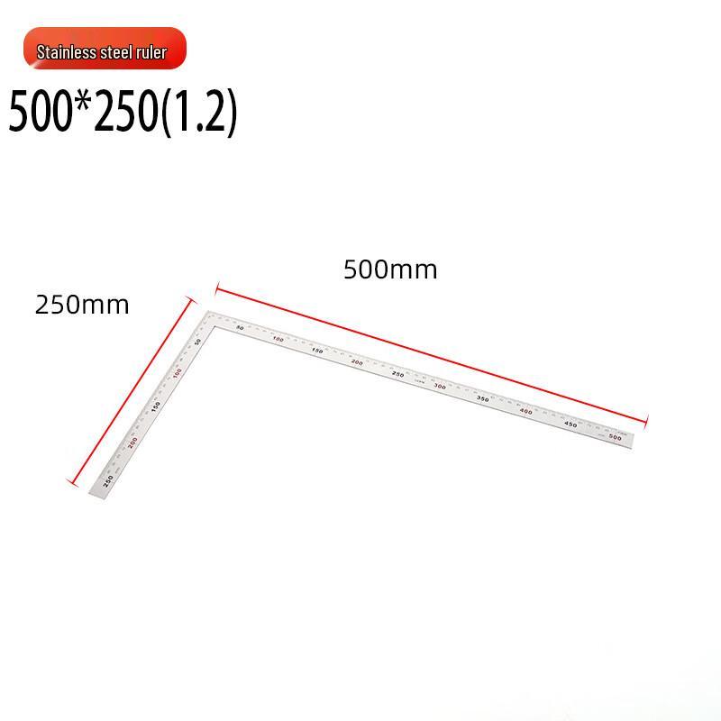 Stainless Steel Right Angle Square Ruler