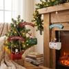 Hanging Christmas Tree Pendant Iron Xmas Hanging Ornaments Snowman Pendant  Holiday Decor