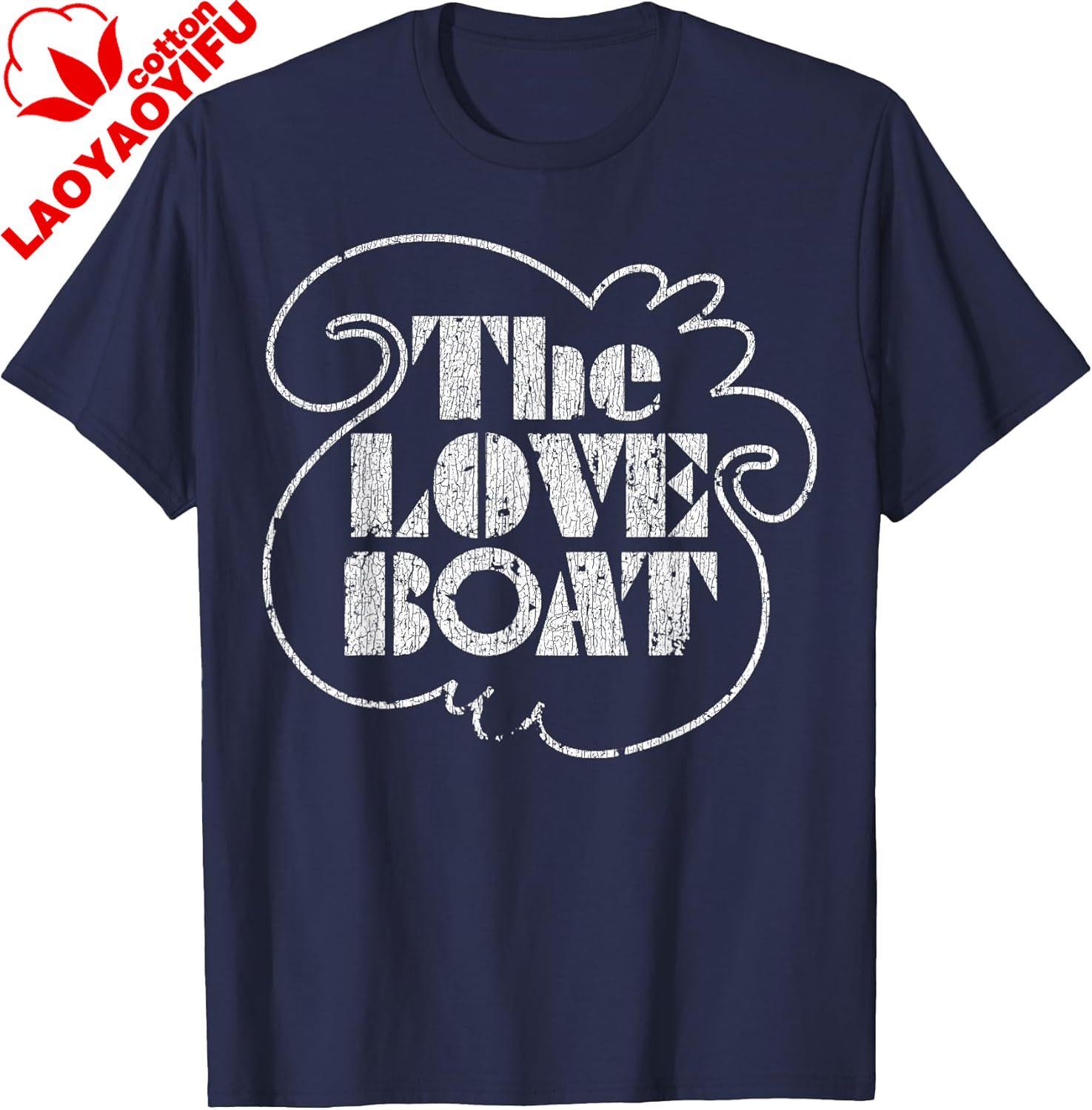 

The Love Vintage Boat 70s 80s Tv 2 TShirt Vintage Unisex Women Clothes Tops Tee Casual Cotton Graphic T Shirts Camisas Streetwear S