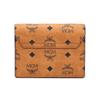 MCM Monogram Print Leather Wallet Crossbody Bag Women bags Cognac MYLFATA03CO001