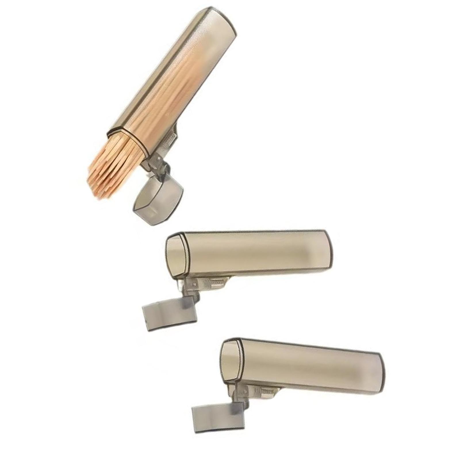 

Портативный прозрачный пластиковый держатель для зубочисток, компактный дорожный, кухонный, ресторанный, необходимый, контейнер для хранения, емкость для зубочисток