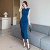 2024 Women's French Pleated Waist Slimming Dress