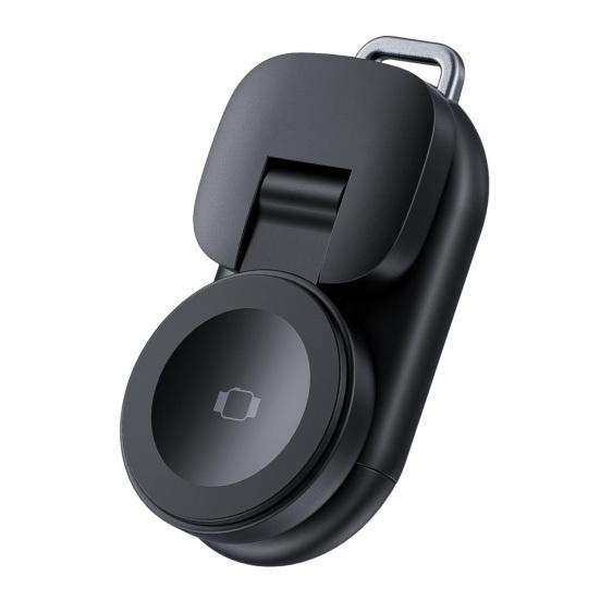 

Мини Беспроводная Зарядка для Apple Watch Series Вращение на 270 градусов Легкая Портативная Дорожная USB-C Док-станция-подставка для Зарядки Смарт-часов чёрный