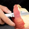 Stainless Steel Fruit Knife Folding Knife Rosewood Handle Multifunctional Kitchen Fruit Paring Pocket Knife Kitchen Accessories