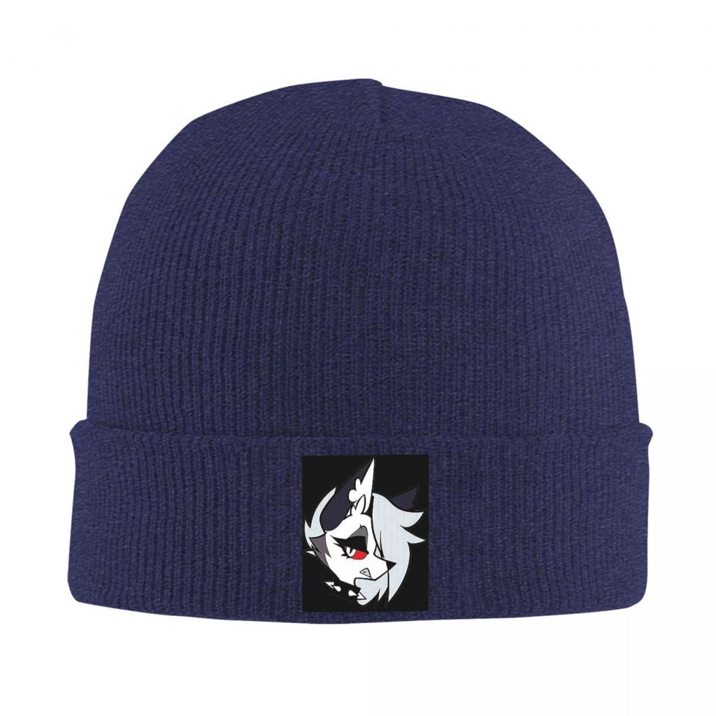 Helluva Boss Loona Warm Knitted Cap Hip Hop Bonnet Hat Autumn Winter Outdoor Beanies Hats for Unisex Adult