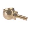 Auto 1/4" Hose Barb Air Chuck Brass Tire Inflator Lock Air Compressor Connector