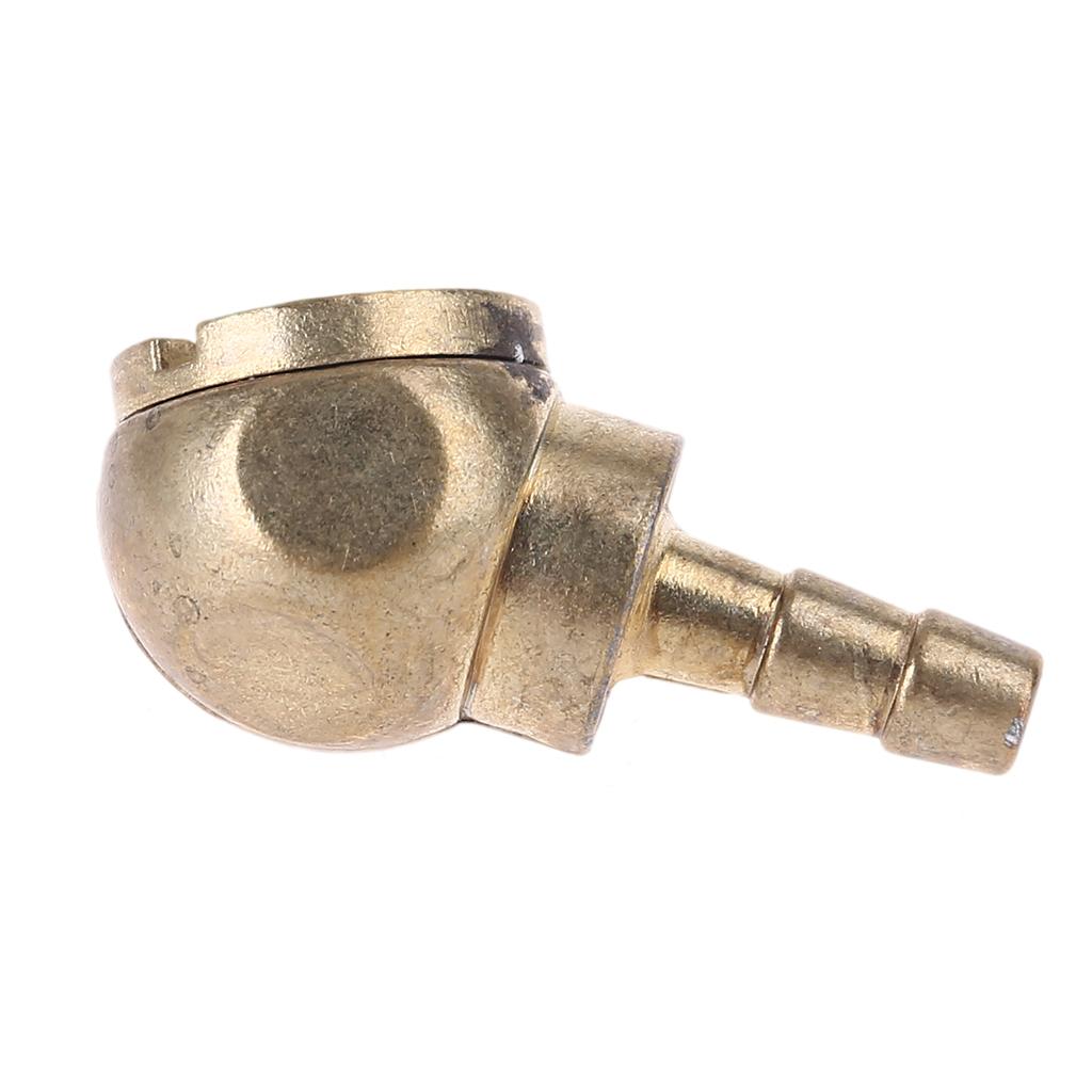 Auto 1/4" Hose Barb Air Chuck Brass Tire Inflator Lock Air Compressor Connector