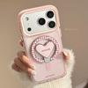 American Star Is Suitable for Apple 17promax Mobile Phone Case IPhone16 Love Magnetic Bracket 14 Transparent 13 Soft Shell