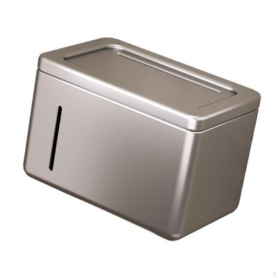 Aluminum Tissue Case Wall Mounted Box Practical Punch Free Toilet Paper Dispenser Bathroom