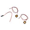 LED Toy Car Lights Remote Control Car Spotlights with   Metal Bracket 12mm Diameter RC Car Flashing Light Strips
