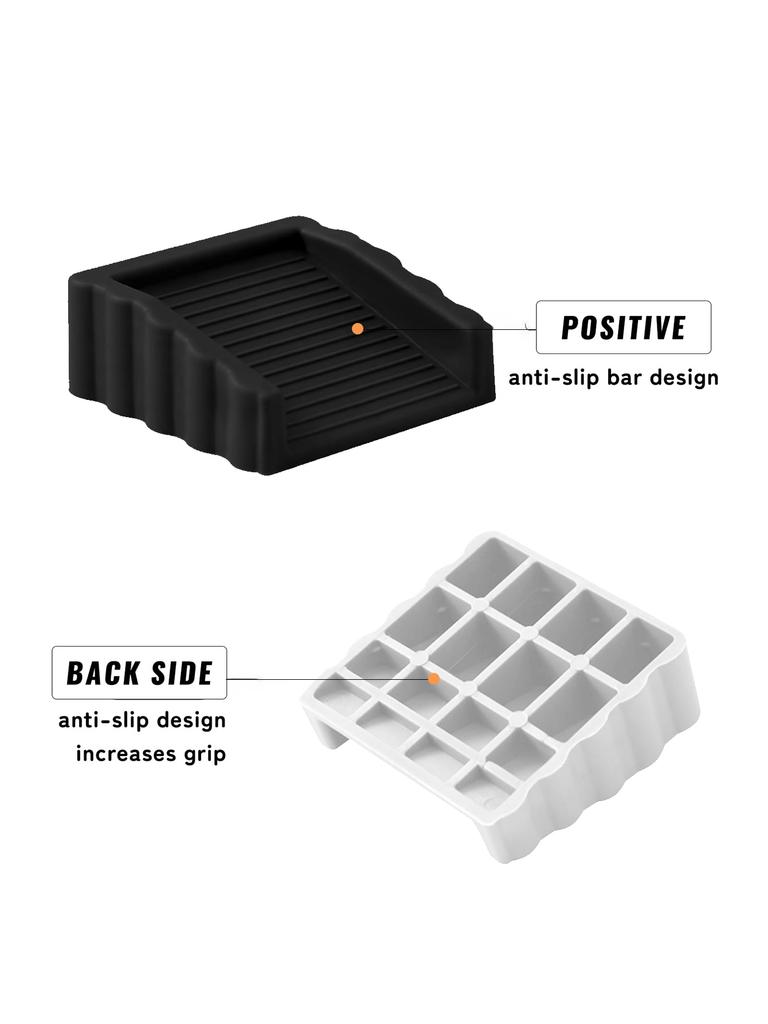 Creative Windproof Door Stopper Wooden Floor Doorstop Anti-Slip Heavy Duty Rubber Door Wall Protector Set For Carpet Tile Wooden