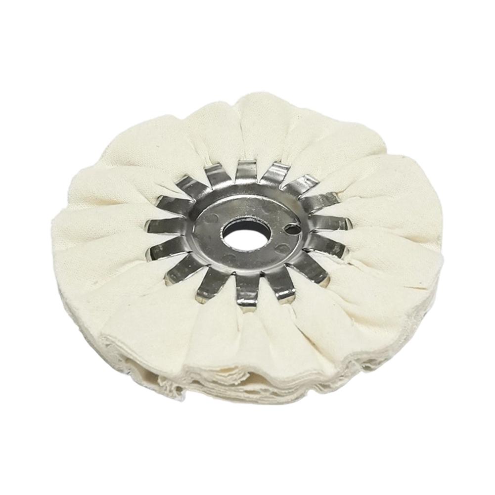 Cotton Buffing Disc Flap Polishing Wheel Cotton Abrasive Cloth Machine Compatible Quick Attach Polishing Wheel