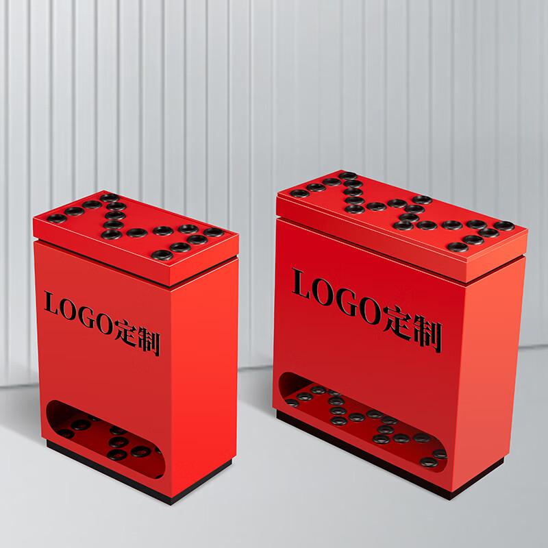 12-Loch Bodenstehender Metall Billard Queue Ständer