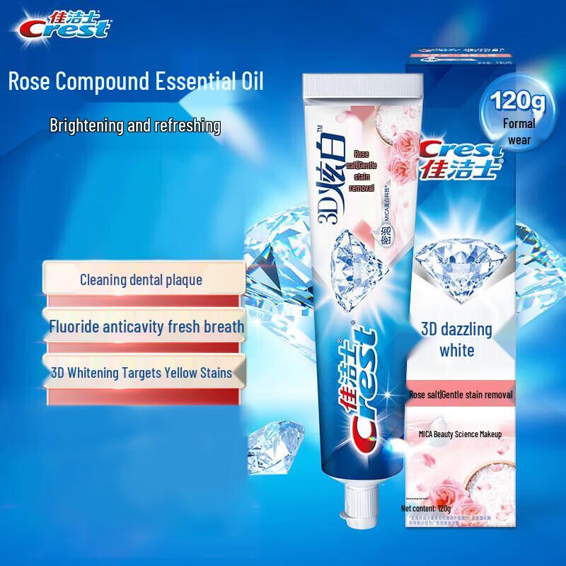 

Crest 3D White Rose Salt Toothpaste