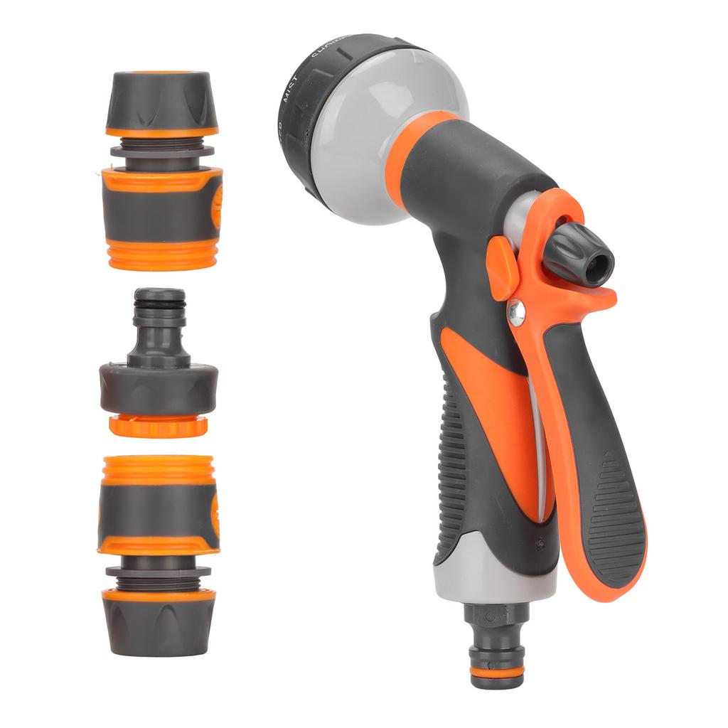 Garden Hose Nozzle Adjustable Ergonomic Tool Free Water Hose Nozzle Sprayer for Outdoor Car Washing