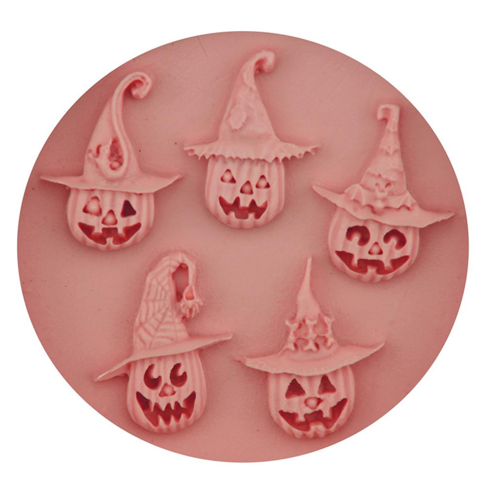 Halloween Pumpkin Cake Mould DIY Silica Gel Baking Tool for Fondant Cake