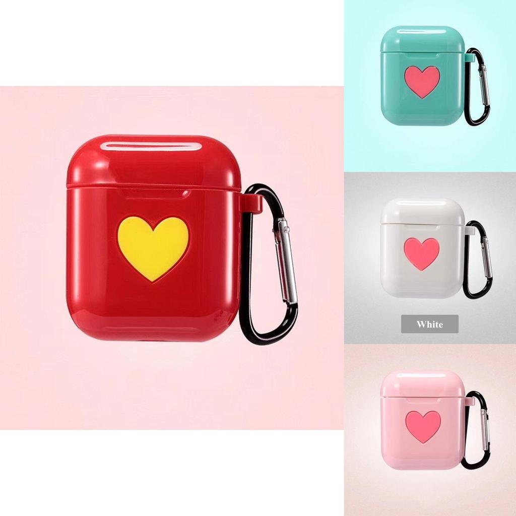 Schutzhülle in Herzform für Airpods aus weichem, hautfreundlichem Silikon