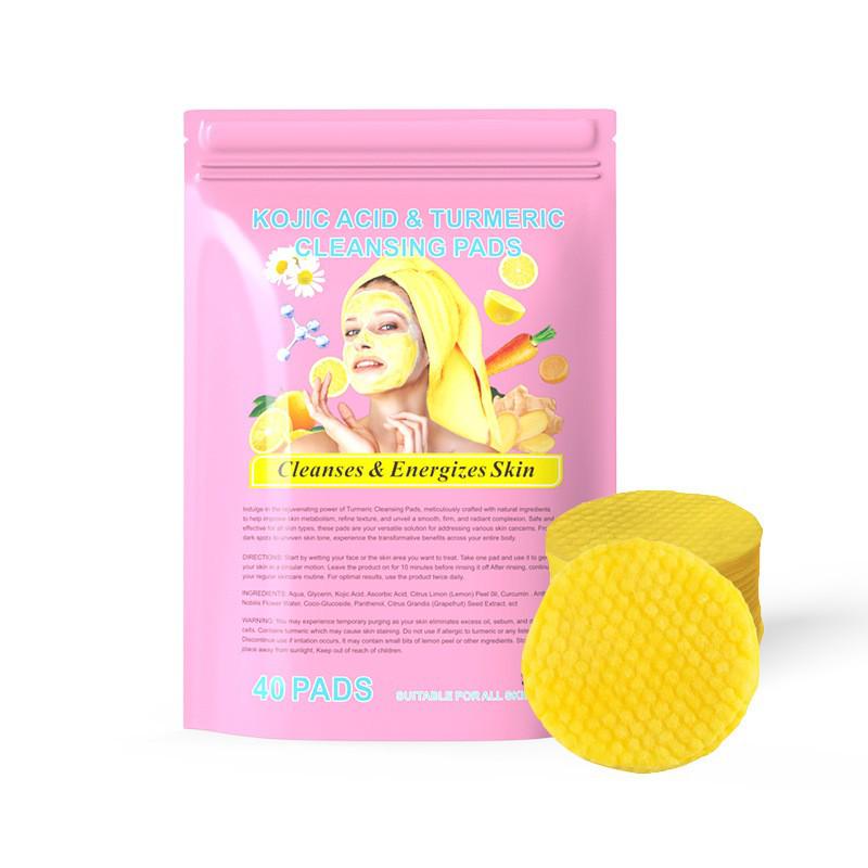 Kojic Acid & Turmeric Exfoliating Cleansing Pads