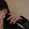 Elegant Vintage Twisted Metal Hoop Earrings for Women - Stylish and Versatile Fashion Accessory