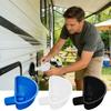 RV Water Funnel Anti-Spill Wide Mouth Filler RV Trailer Water Inlet Funnel Easy Installation for RV Trailer Travel Camping