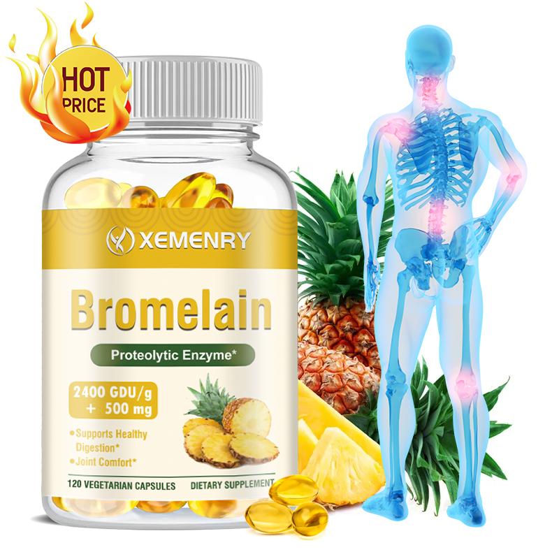Bromelain supplement - boosts immunity, promotes healthy digestion, and relieves joint pain.