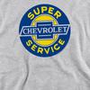 Chevrolet Unisex Adult Super Service Heather Sweatshirt