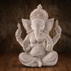 Bronze Color Lord Ganesha Statue Buddha Ornaments Elephant Hindu God Sculpture Figurines Home Office Decoration Buddha Statues