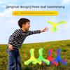 Boomerang Glow-in-the-dark Frisbee, Soft and Luminous Boomerang for Kids, Outdoor Toy for Boys