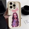 Soft Silicone Case For iPhone 16 Pro 14 15 Plus 11 12 13 Mini 15 Pro Max Coque 16Pro Shockproof Phone Cover Fashion Bratz Cute