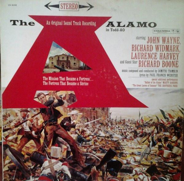 

LP Record DIMITRI TIOMKIN - The Alamo (In Todd-AO) CS8358 Columbia US Soundtracks & Musicals Used