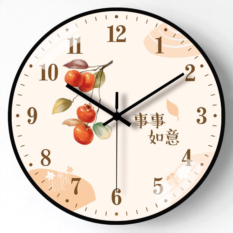 10-inch 25cm modern simple style clock wall clock personalized creative home living room art deco clock