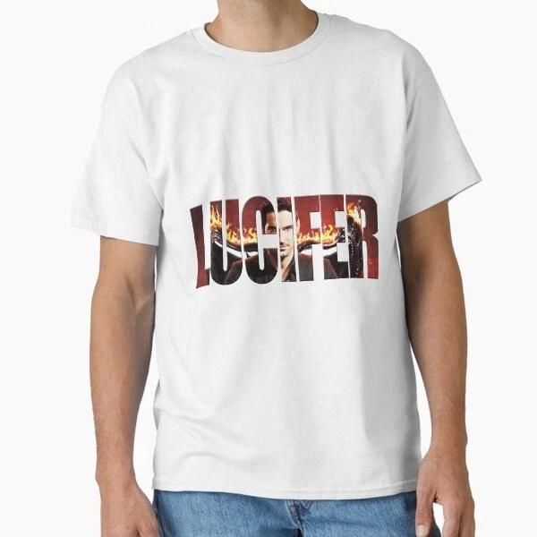 Lucifer Classic TShirt Made In UsaAus TShirt S2xl