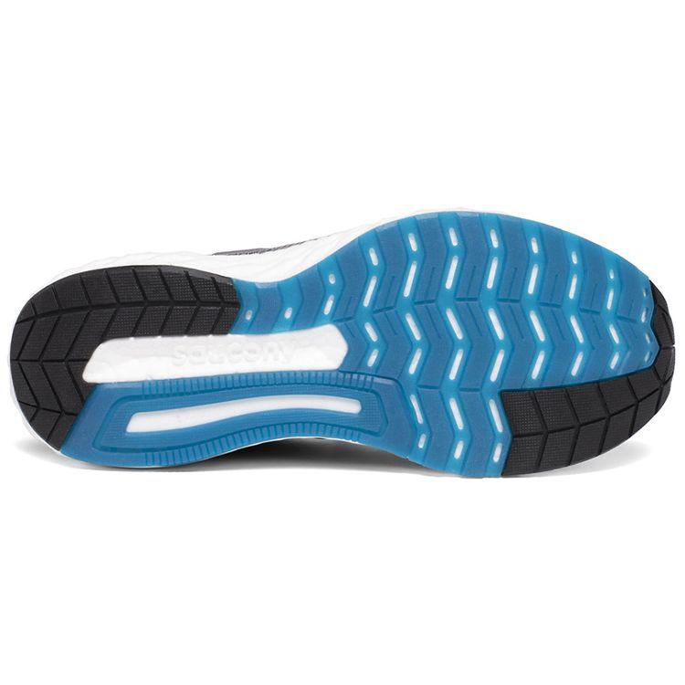 SAUCONY Hurricane 22 Stability Comfortable Mesh Cushioning Non-Slip Support Lightweight Low-Top Running Shoes Men Sneaker Gray Black S20544-25