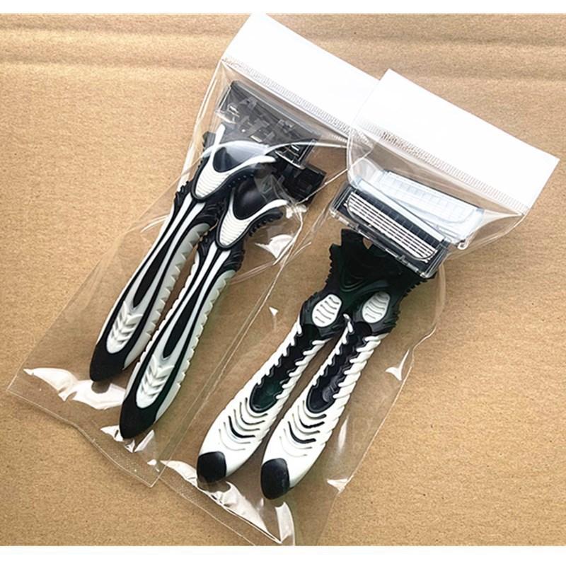 3Pcs/set Five-layer Razor Blade, Old-fashioned Manual Men's Razor, Disposable Razor, Shaving Knife