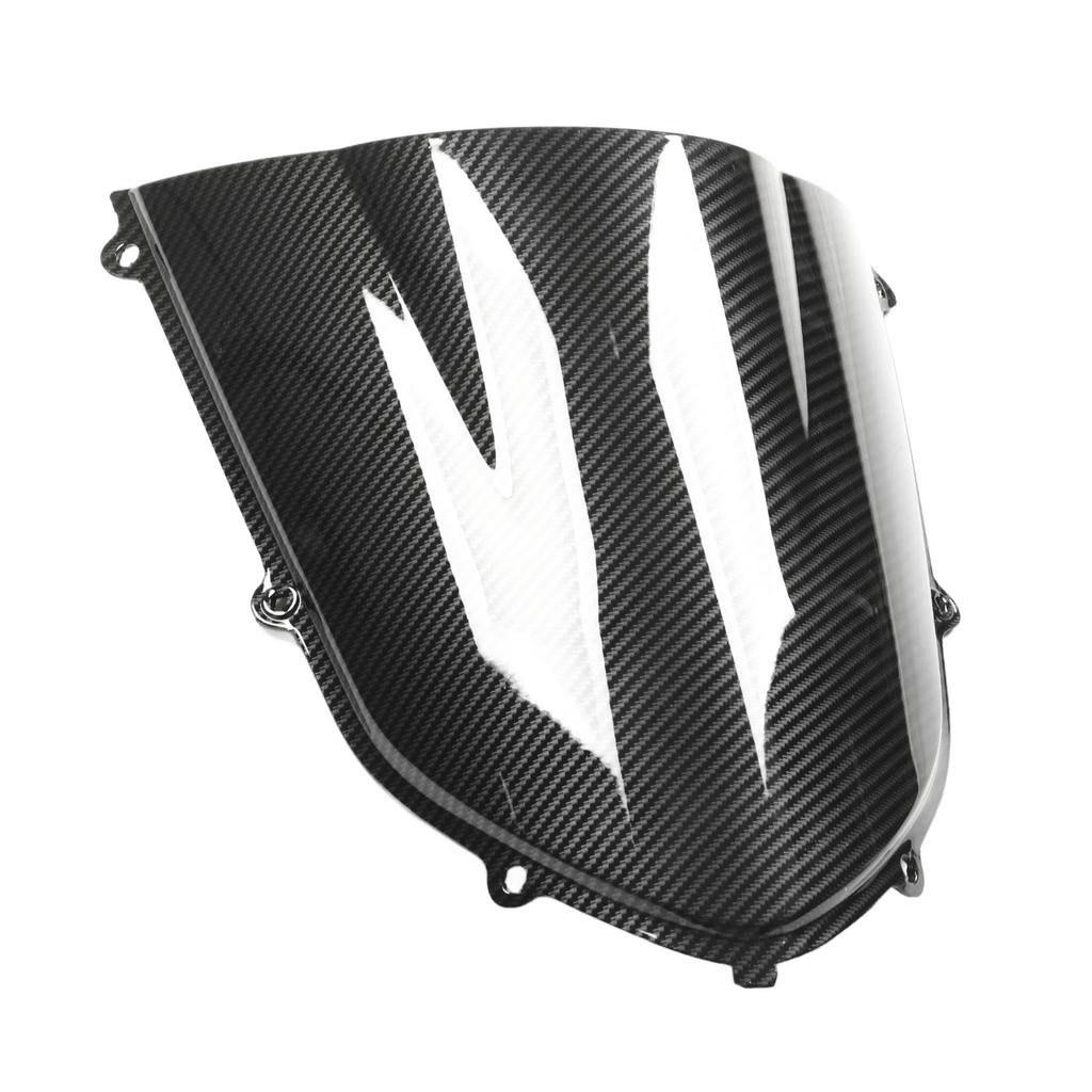 Motorcykel Vindruta Kolfiberstil Framruta Vindavvisare Skydd Ersättning för ZX‑10R 2004‑2005