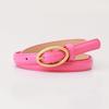 Ladies Slim Leather Belt With Pin Buckle For Korean Style Jeans And Casual Outfits