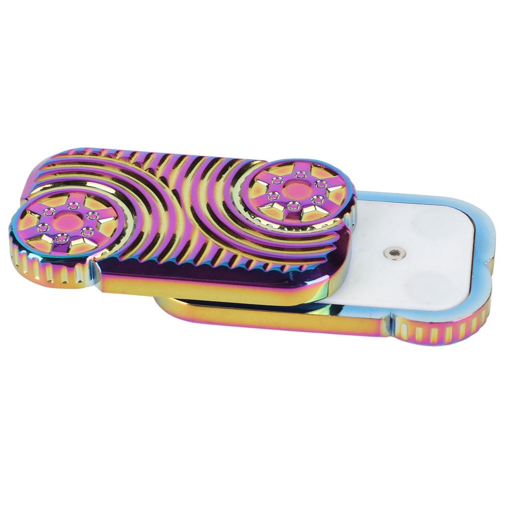 Metal Slider Toy Exquisite Zinc Alloy Anxiety Stress Relief Push Card Slider for Work Study