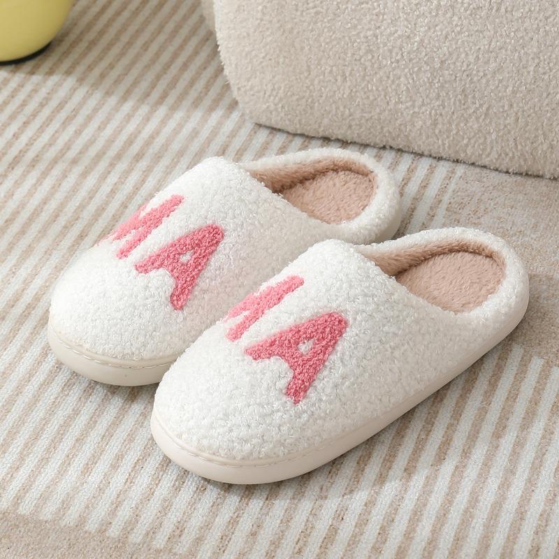 

Тапочки хлопковые тапочки женские зимние рождественские хэллоуин хлопковый моп комнатные домашние плюшевые теплые хлопковые тапочки 42-43 (suitable for size 40, 41 feet)