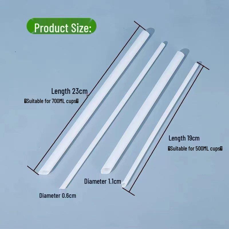 ZISIZ Individually Wrapped Degradable Straws