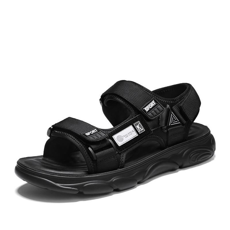 

Sandals men s 2025 new men s summer wear driving non-slip and deodorant Velcro cool slippers beach shoes men 38