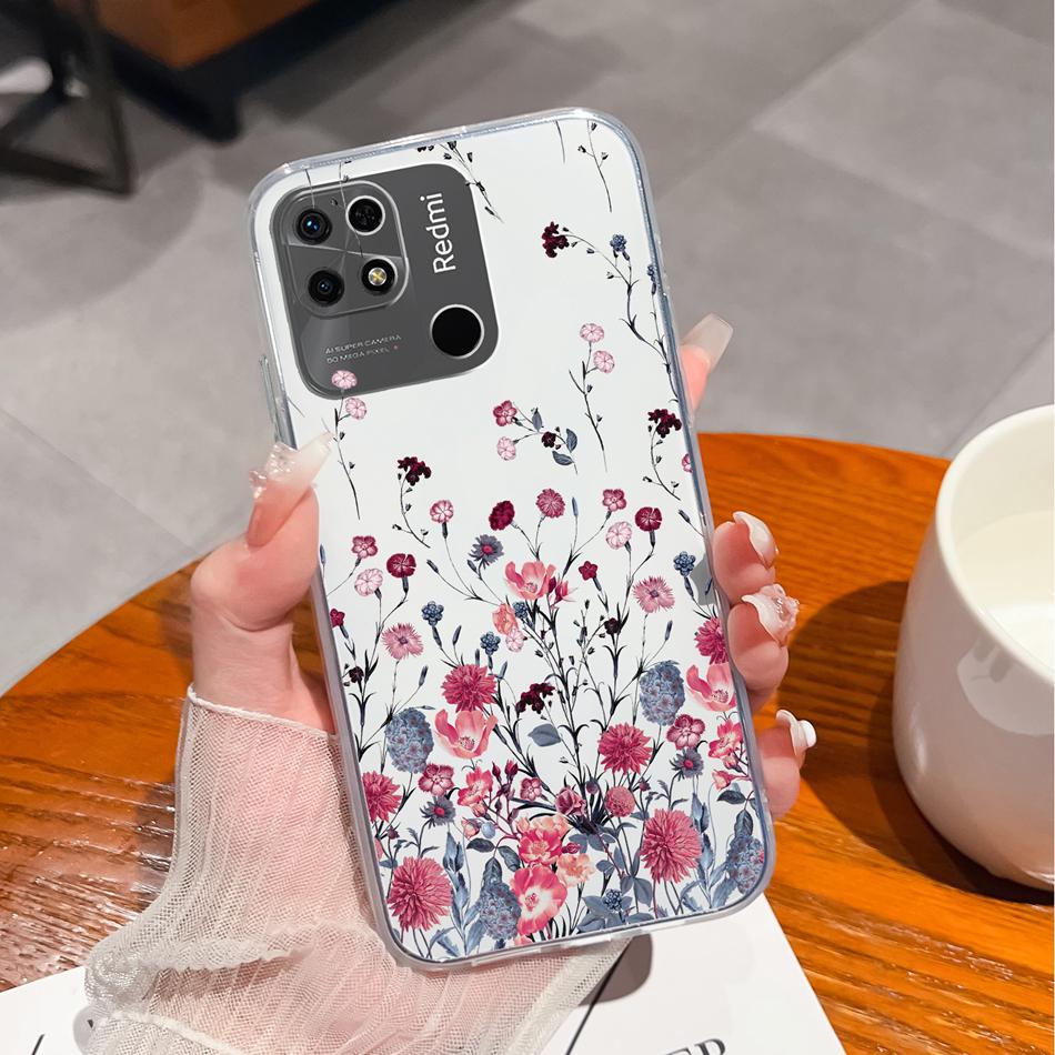 Covers For Redmi 10C Case Stylish Fun Soft Transparent Slim Silicone Anti Drop Phone Shell For Xiaomi Redmi 10 C Bumper Fundas