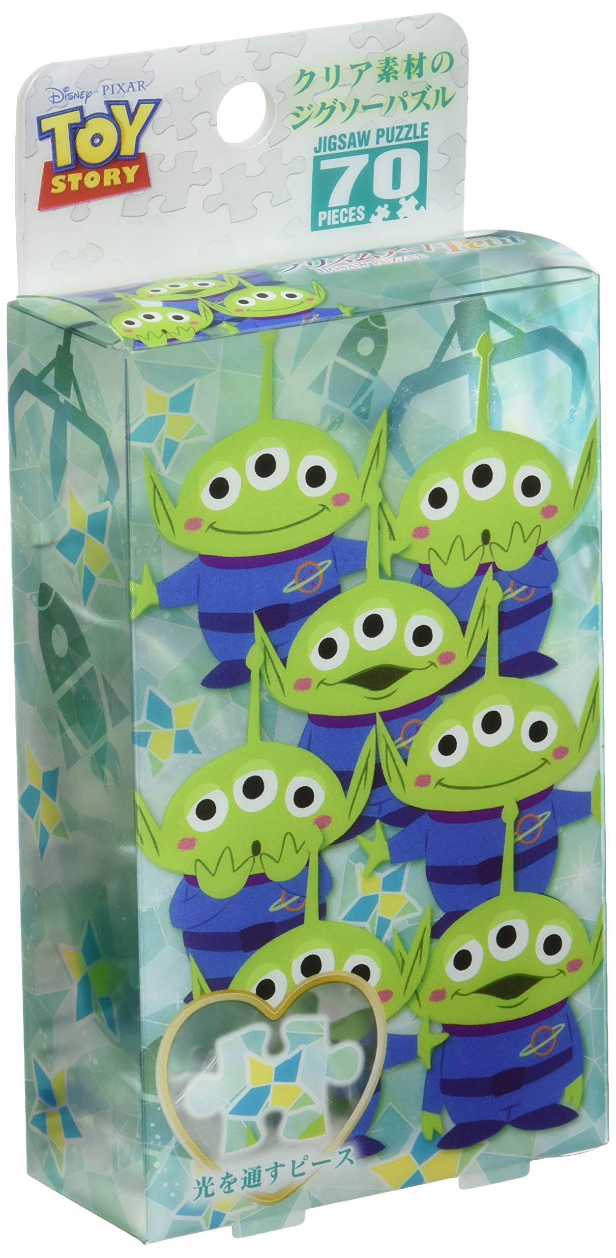 

70-piece jigsaw puzzle, Prism Art Petit Glass Art Series, Toy Story Glass Star (10x14.7cm)