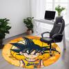1ks Goku Lakers Kancelářský kulatý kobereček, Vnitřní rohožka vhodná do kanceláře, Pod kancelářské židle Ložnice Obývací pokoj Domácí dekorace, Dekorace místnosti