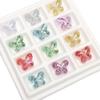 Colorful Acrylic Butterfly Beads for DIY Hairpin Bracelet Decoration