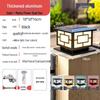 Outdoor Waterproof Solar/Electric Pillar Light